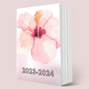 2023/2024 - MY BRILLIANT WRITING PLANNER- Flower