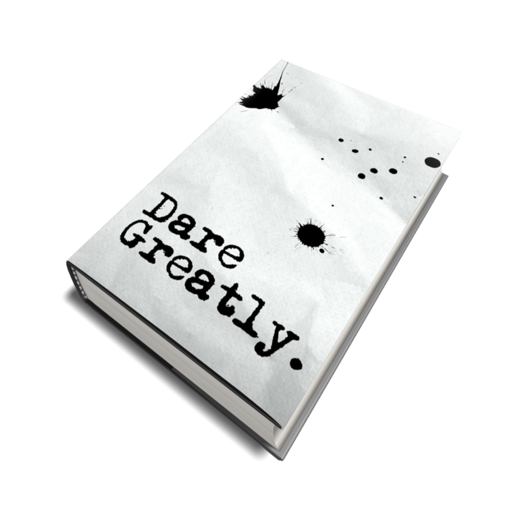 Dare Greatly Journal - Typewriter and Ink Design