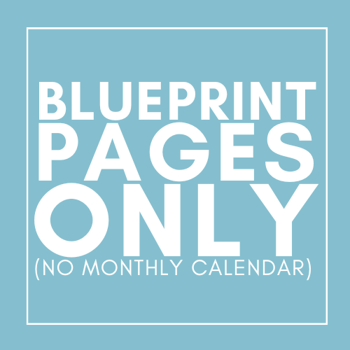 Planner Pre-pages Only
