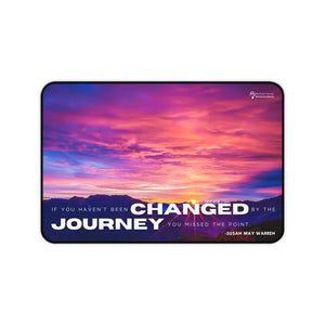 Desk Mat - Change By The Journey - Sunburst