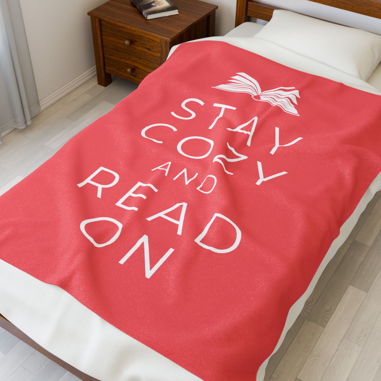 Stay cozy and read on - Blanket