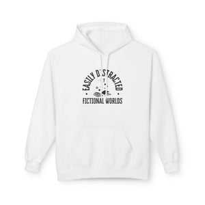Easily Distracted by Fictional Worlds - Softstyle Fleece Hoodie