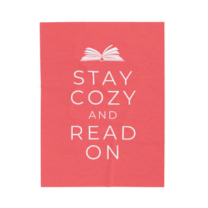 Stay cozy and read on - Blanket