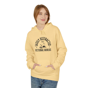Easily Distracted by Fictional Worlds - Softstyle Fleece Hoodie