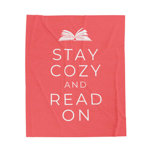 Stay cozy and read on - Blanket