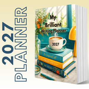 2027  MY BRILLIANT WRITING PLANNER - Coffee & Books