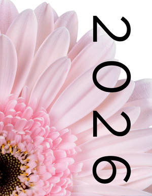 2026  MY BRILLIANT WRITING PLANNER - Pink Flower