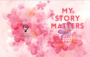 2027  MY BRILLIANT WRITING PLANNER - Pink Flowers