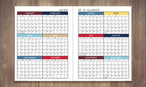 2027  MY BRILLIANT WRITING PLANNER - Pink Flowers