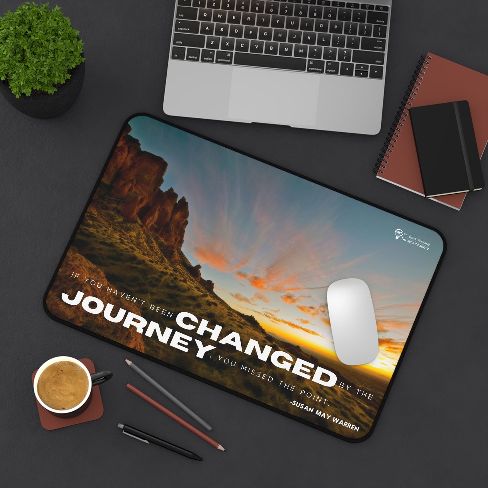Desk Mat - Changed by the Journey - Sunrise