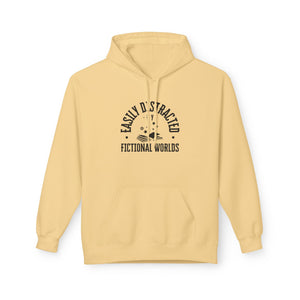 Easily Distracted by Fictional Worlds - Softstyle Fleece Hoodie