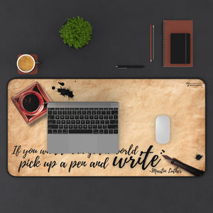 Desk Mat - Quote - Martin Luther