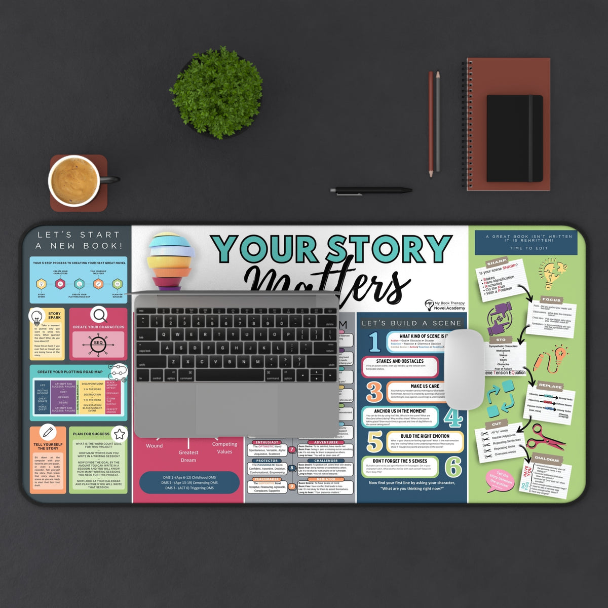 Desk Mats - My Book Therapy
