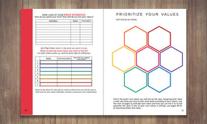 Undated My Brilliant Writing Planner - Monday Start - White Hexagon Cover
