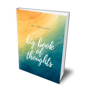 Brilliant Big Book of Thoughts - Green and Yellow