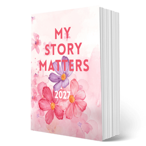 2027  MY BRILLIANT WRITING PLANNER - Pink Flowers