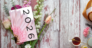 2026  MY BRILLIANT WRITING PLANNER - Pink Flower