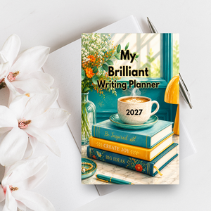 2027  MY BRILLIANT WRITING PLANNER - Coffee & Books