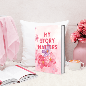 2027  MY BRILLIANT WRITING PLANNER - Pink Flowers