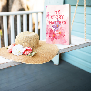 2027  MY BRILLIANT WRITING PLANNER - Pink Flowers
