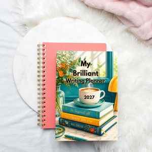 2027  MY BRILLIANT WRITING PLANNER - Coffee & Books