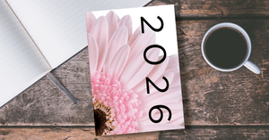 2026  MY BRILLIANT WRITING PLANNER - Pink Flower