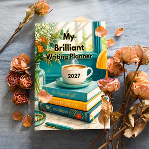 2027  MY BRILLIANT WRITING PLANNER - Coffee & Books