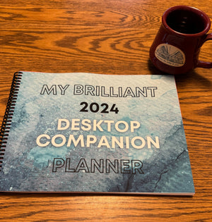 My Brilliant Desktop Companion Planner - 2024 (9 mon Apr-Dec)