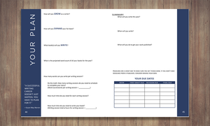 BLUEPRINT PAGES ONLY - MY BRILLIANT WRITING PLANNER (NO monthly or weekly Pages) Coffee