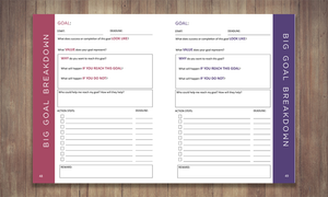 BLUEPRINT PAGES ONLY - MY BRILLIANT WRITING PLANNER (NO monthly or weekly Pages) Coffee