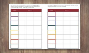 BLUEPRINT PAGES ONLY - MY BRILLIANT WRITING PLANNER (NO monthly or weekly Pages) Coffee