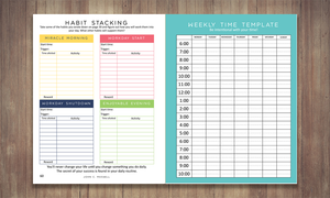 BLUEPRINT PAGES ONLY - MY BRILLIANT WRITING PLANNER (NO monthly or weekly Pages) Coffee