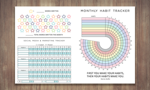2026  MY BRILLIANT WRITING PLANNER - Color Burst