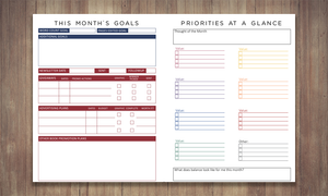 2026  MY BRILLIANT WRITING PLANNER - Color Burst
