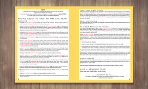 BLUEPRINT PAGES ONLY - MY BRILLIANT WRITING PLANNER (NO monthly or weekly Pages) Coffee
