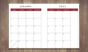2026  MY BRILLIANT WRITING PLANNER - Color Burst