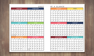2026  MY BRILLIANT WRITING PLANNER - Color Burst