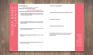 BLUEPRINT PAGES ONLY - MY BRILLIANT WRITING PLANNER (NO monthly or weekly Pages) Coffee