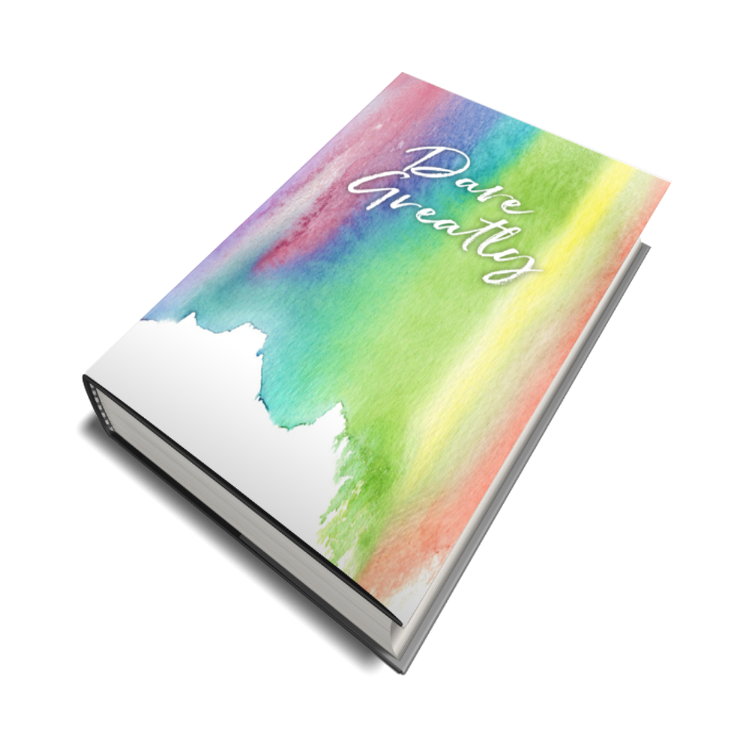 Dare Greatly Journal - Watercolor Design