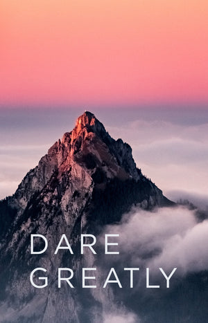 Dare Greatly Journal - Sunset Mountain Design